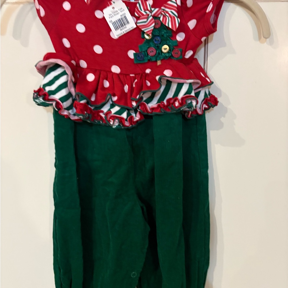 Bonnie Baby Girls Christmas Jumper Size 12 months NWT